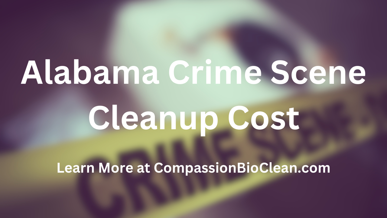 Alabama Crime Scene and Trauma Cleanup Cost